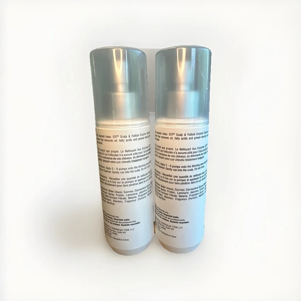 EXT Extreme Hair Therapy (2) 6 Fl oz Scalp & Follicle‎ Enzyme Cleanser